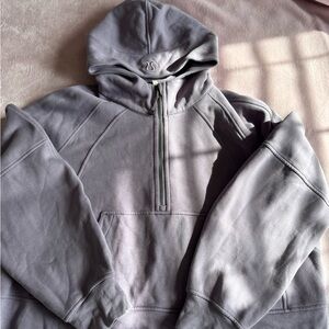 Lulu Lemon Women’s Purple Half-Zip Cropped hoodie size XL/XXL